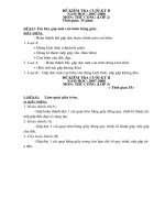 Đề kiểm tra cuối kì II