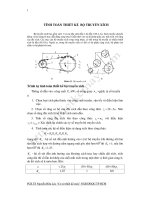 5 THIẾT kế  bộ TRUYỀN XÍCH