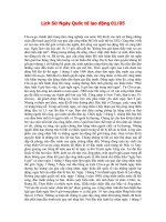 Lịch Sử Ngày Quốc tế lao động 01-05