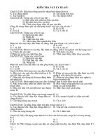 Đề thi khảo sát Khối 11