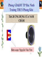 Tiet 28 Ung dung cua nam cham