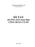 Sổ tay Đại hội CĐCS - năm 2009