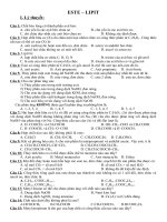 TN chuong este ( on thi TN: LT + BT)(mới)