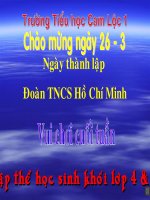 Hoạt động ngoài giờ : Sân chơi cuối tuần