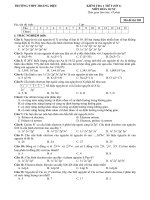 kt 1 tiết hóa 10 nc