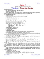 G.a lớp 4 tuần 7 ( BL )