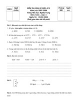 kiem tra toan 3 kì 2