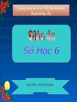 Phép trừ phân số