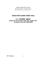 Phân phối CT sinh chuẩn