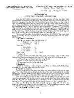 K/hoạch công tác công đoàn