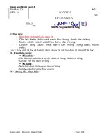 giáo án 6 tứ tuần 11 đến 22  theo chuẩn