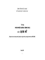 Phân phối CT Sử chuẩn