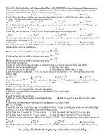 Trac nghiem phan tinh dien hay