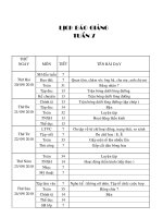 GIÁO ÁN LỚP 3. TUẦN 7