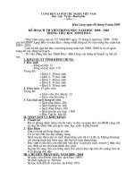 Kế hoạch thư viện 2009 2010