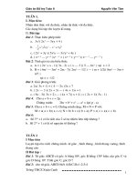 Toán 8 buổi 2(năm học 2008-2009)