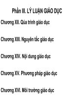 Lý luận giáo dục
