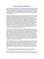 Một câu chuyện về lòng kiên trì