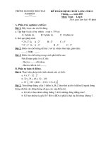 Bộ đề kiểm định chất lượng toán