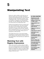 Manipulating Text