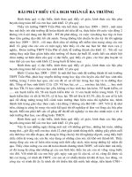 Bài phát biểu lễ ra trường