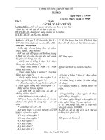 Giáo án lớp 4: 2009 - 2010