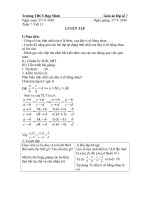 Tiết 13: LUYỆN TẬP