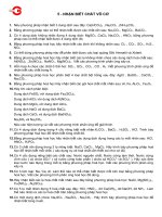 nhận biết 3 chất