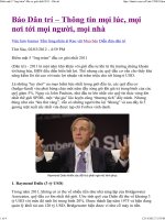 Điểm mặt 5 “ông trùm” đầu cơ giỏi nhất 2011   dân trí 