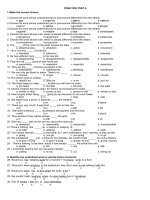 Đề kiểm tra tiếng anh lớp 12, số 6