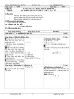 Giáo Án Chương IV Đại số 7