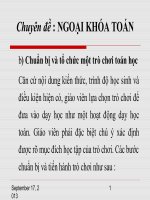 Trò choi học toán