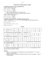 Toán Phương trình bậc 1