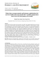Finite time exergoeconomic performance optimization for an irreversible universal steady flow variable-temperature heat reservoir heat pump cycle model 