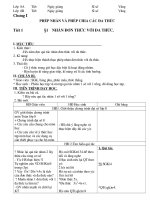 ĐẠI SỐ - TIẾT 1