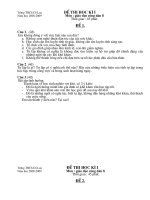 De thi GDCD 8 Ki 2 (2008-2009)