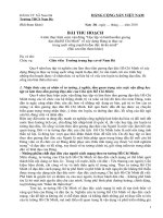 Bài thu hoạch TK 4 năm .....học tập và làm theo gương Bác