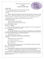 @- giao an 5 tuan 1- mot cot