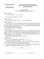 Đề thi HSG môn toán 9