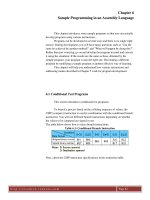 Sample Programming in an Assembly Language