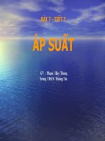 Bài 7. Áp suất