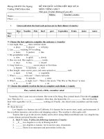 Second term exam E7-1