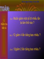 TÌM SỐ CHIA