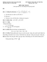 đề thi học sinh giỏi cấp trường 2010-2011