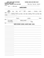 Mẩu sổ biên bản Liên đội