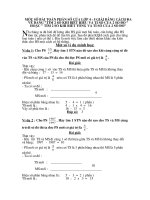 GIAI BAI TOAN PHAN SO BANG CACHS DUA VE DANG TIM HAI SO CHUA BIET