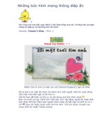 CÁCH TẠO ẢNH ẨN BẰNG PHOTOSOP