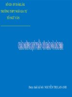 tIẾT 36: PHONG CÁCH NGÔN NGỮ VĂN NÓI