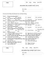 ĐE TRAC NGHIEM 15 PHUT