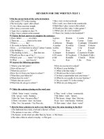 REVISION FOR TEST 45''''